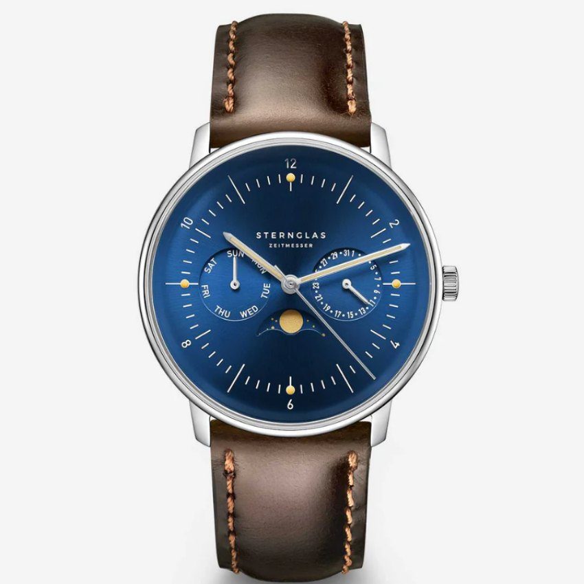 Sternglas S01-NM06-BR03 Naos Mondphase Herrenuhr