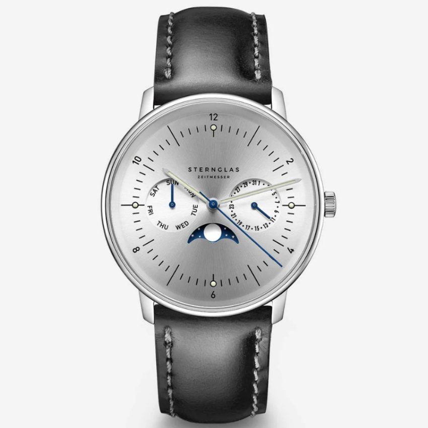 Sternglas S01-NM52-BR02 Naos Mondphase Herrenuhr