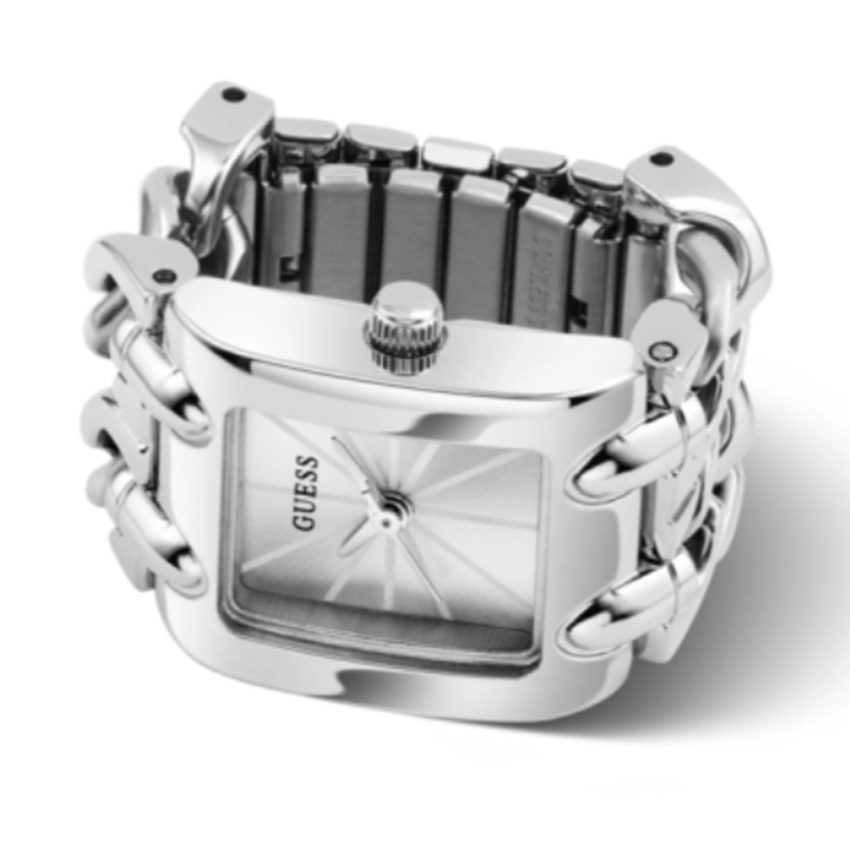 Guess - Analoguhr, Ring Watch Mod Heavy Metal, 18mm, Silber