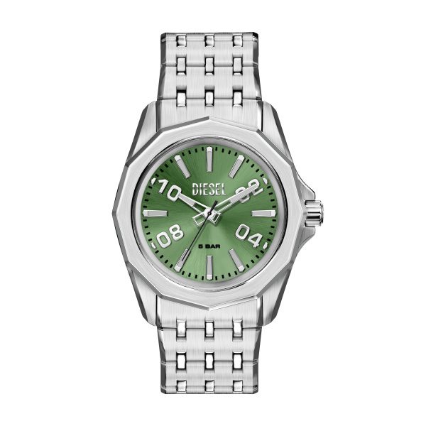 Diesel - Analoguhr, Stinger, 44mm, Silber