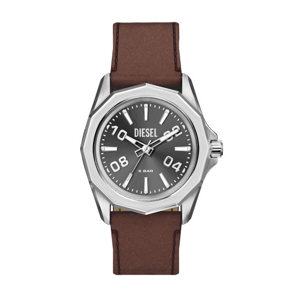 Diesel - Analoguhr, Stinger, 44mm, Braun