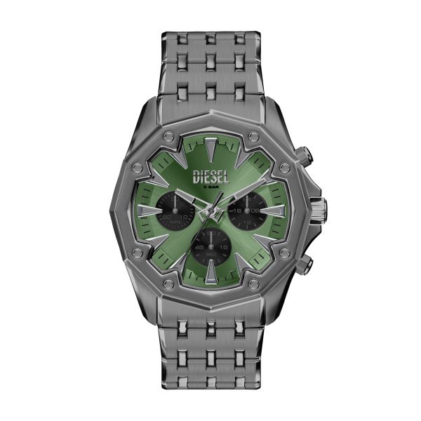 Diesel - Chronograph Uhr, Stinger, 46mm, Grau