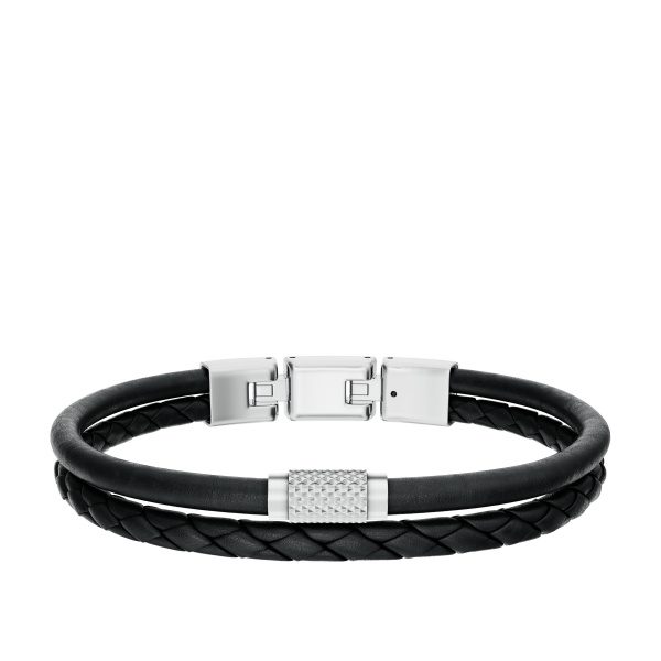 Fossil - Armband, Machine, 18.1CM, Black