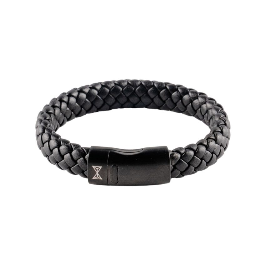 AZE Jewellery AJ-BL402-B Iron Jack Black-on-Black Junior Armband
