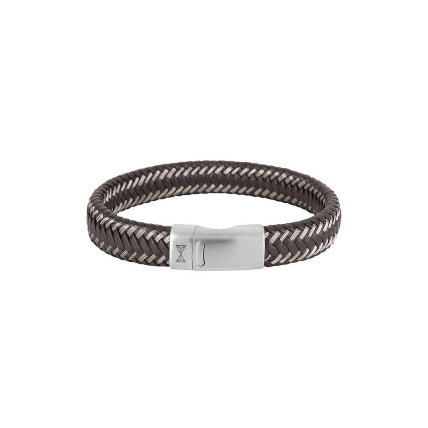 AZE Jewellery AZ-BL007-F Iron John Metal Brown Herren Armband
