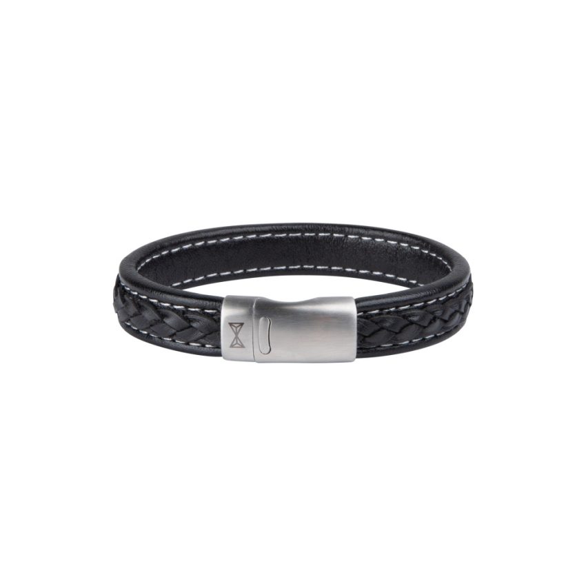 AZE Jewellery AZ-BL015-A Retro Wave Black Herren Armband
