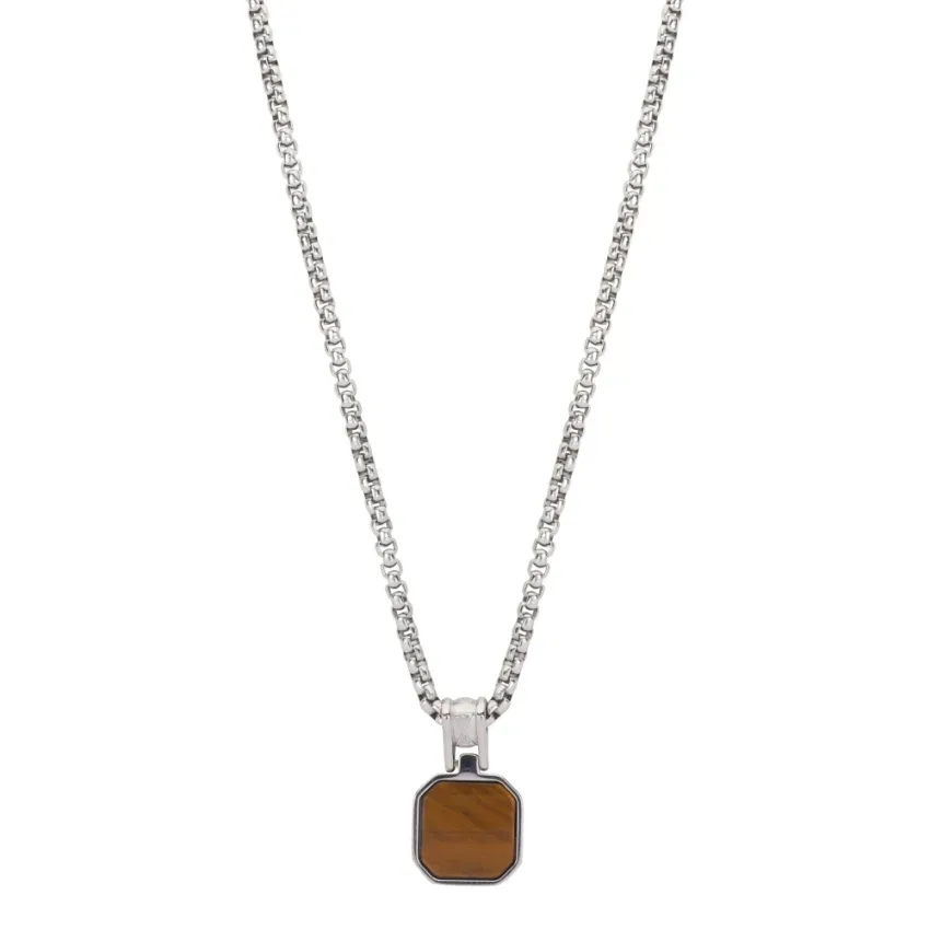 AZE Jewellery AZ-NL011-A Rolo Tiger Rocks Herren Halskette