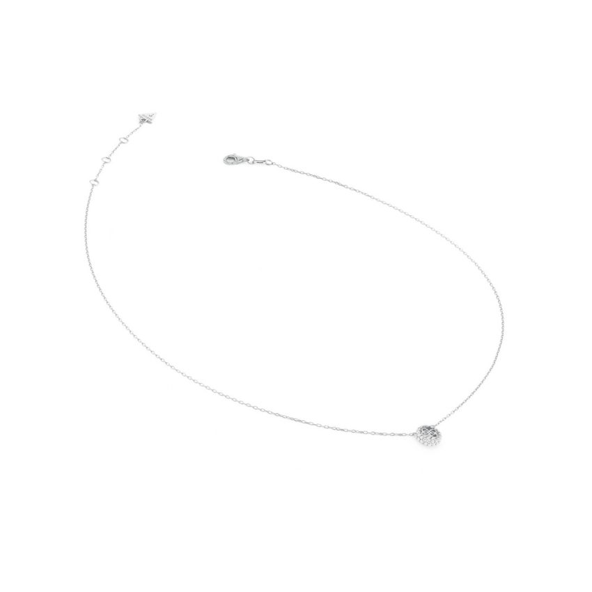 Guess Silver JSBN06000JWRHT-U Pretty Damen Halskette