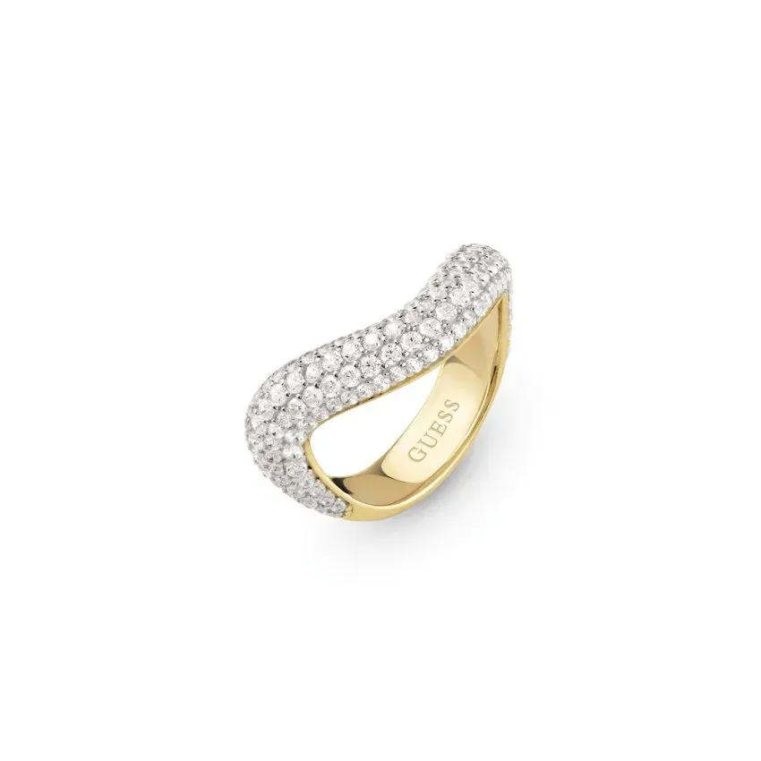 Guess - Ring, Double Wave, 52, Gold