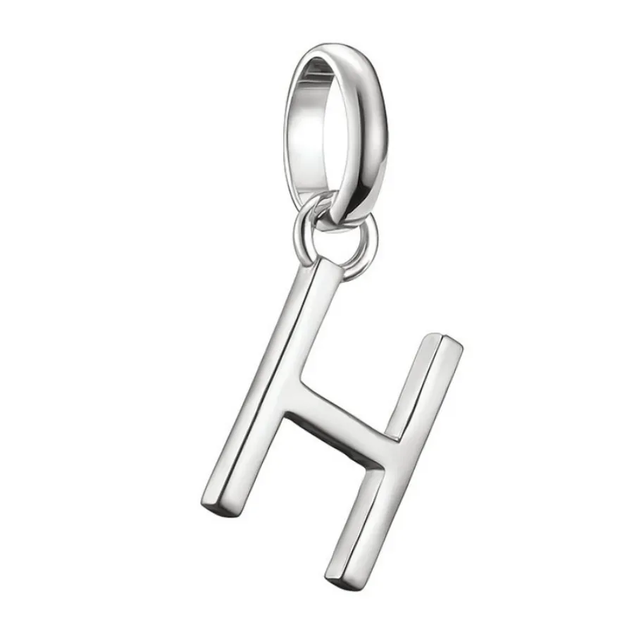THOMAS SABO - Charm-Anhänger Buchstabe H, One Size, Silber