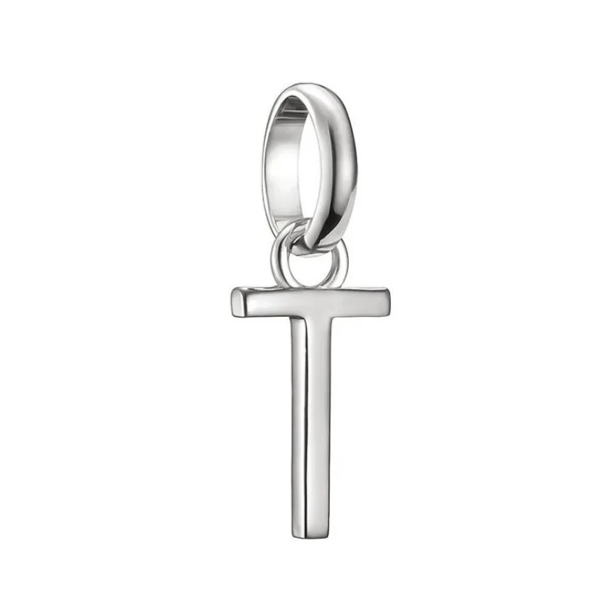 THOMAS SABO - Charm Anhänger Buchstabe T Connect, One Size, Silber