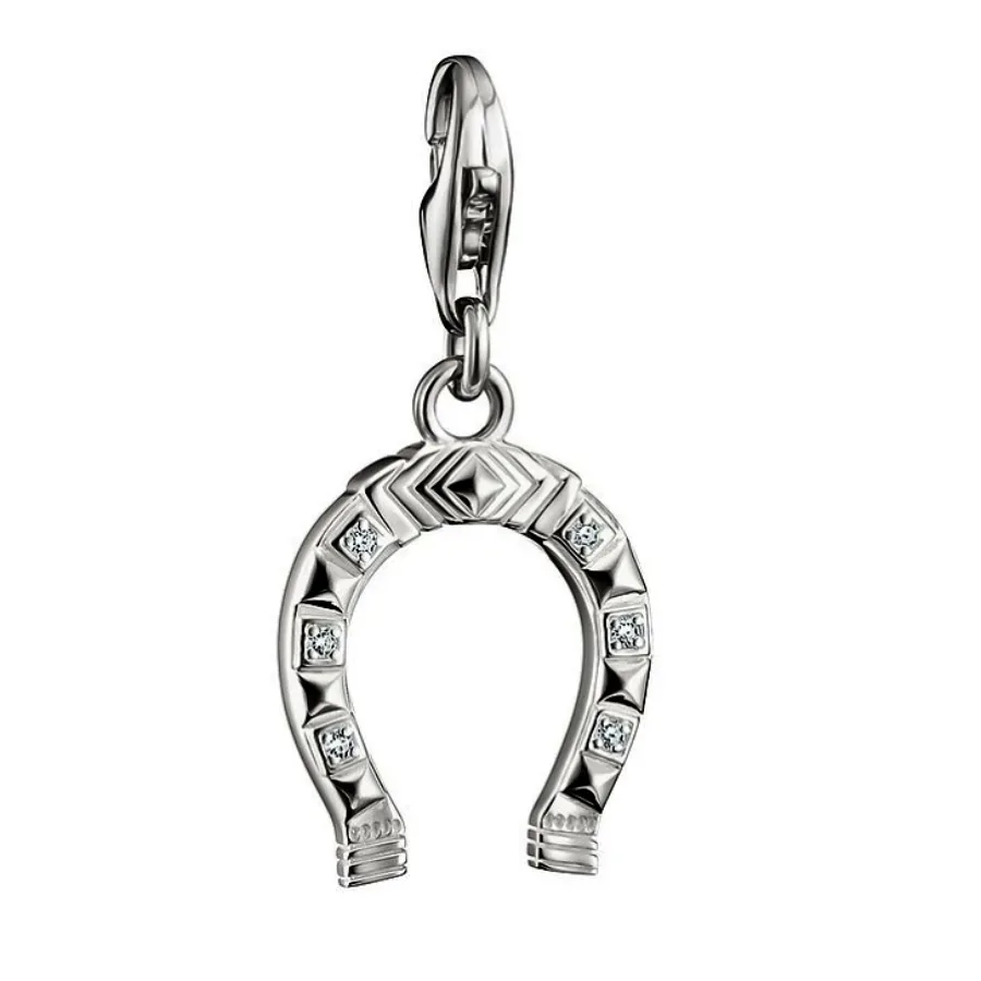 THOMAS SABO - anhänger Charm Western Hufeisen Original, One Size, Silber