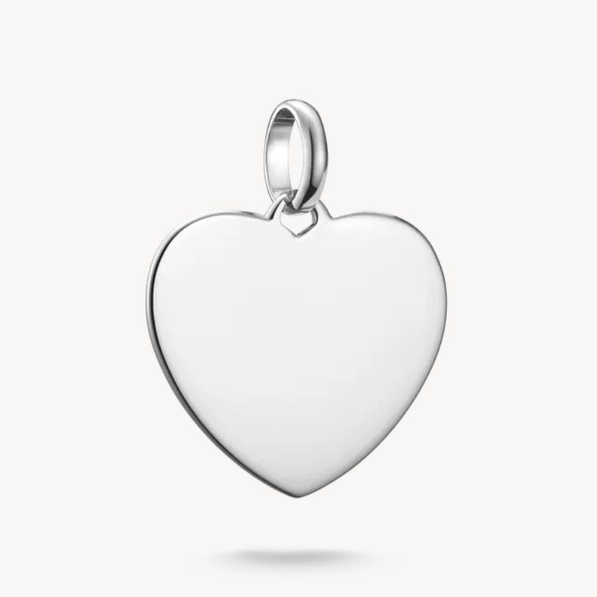 THOMAS SABO - Charm Anhänger Großes Herz Connect, One Size, Silber