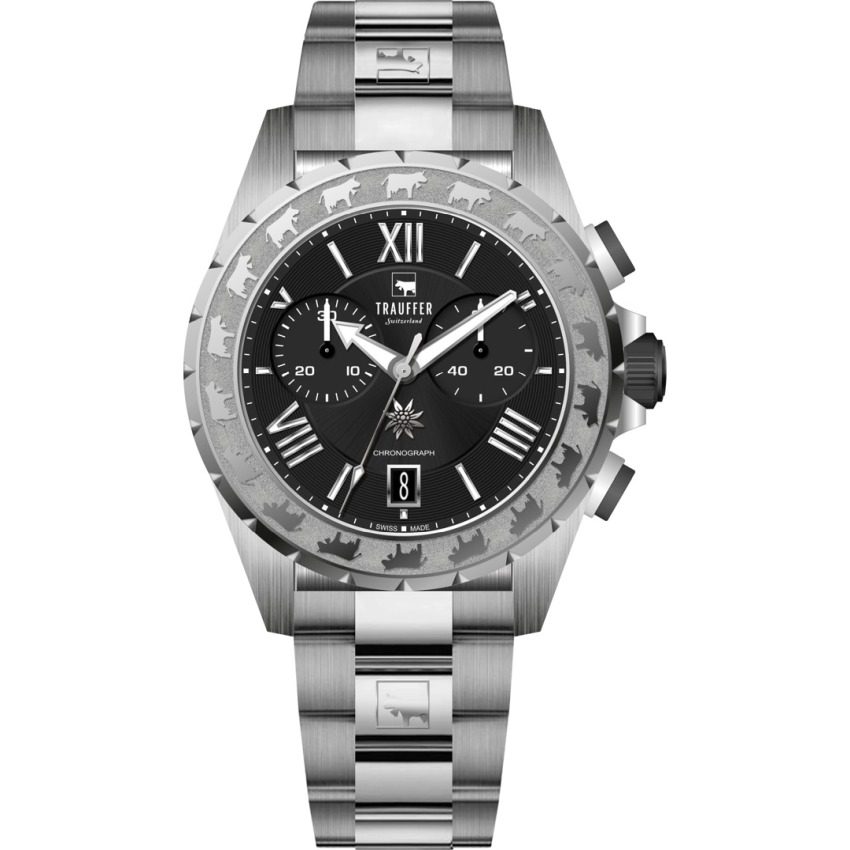 Trauffer TR-SP-02-SM-01 Chrono Herren Uhr