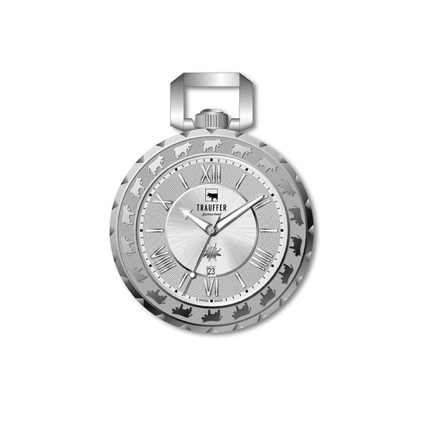 Trauffer TR-TU-01-SK-01 Taschenuhr Herren Uhr