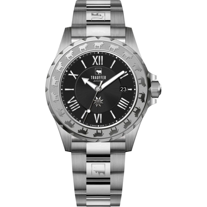 Trauffer TR-AG-02-SM-01 Alpenaufzug Herren Uhr