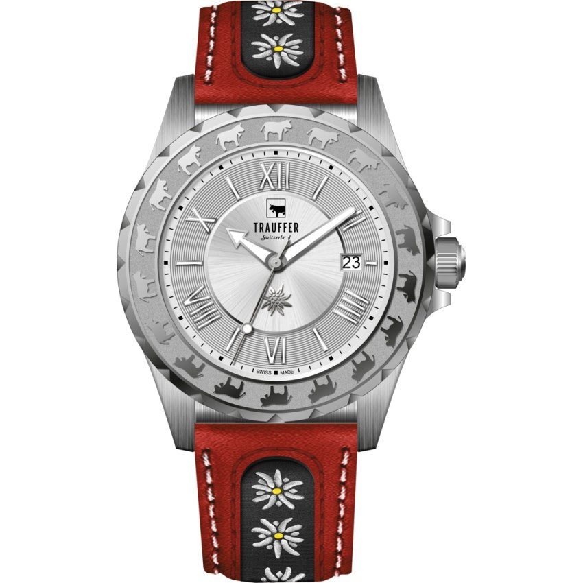 Trauffer TR-AG-01-SL-52 Alpenaufzug Herren Uhr