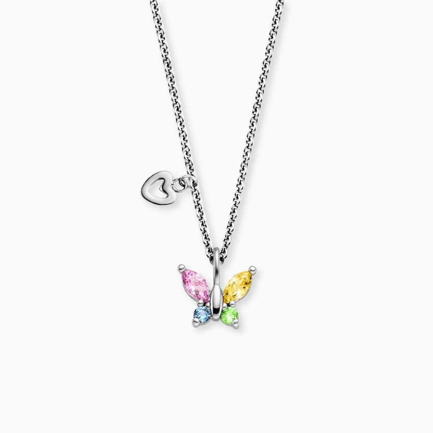 Herzengel HENS-BUTTERFLY2-ZI Butterfly Kinder Halskette