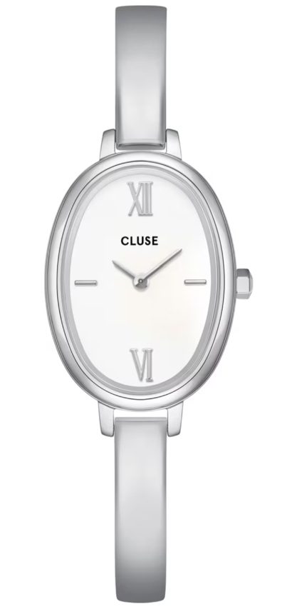 CLUSE - Analoguhr, L'Ovale, 22mm, Silber