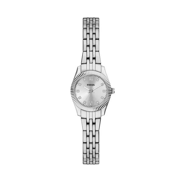 Fossil - Analoguhr, Scarlette, 20mm, Silber