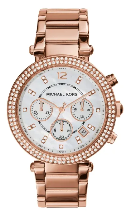 Michael Kors Uhr Chronograph Parker Edelstahl roségoldfarben