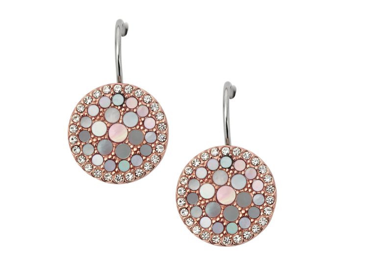 Fossil Jewels Fossil Damen Ohrstecker Disc Drop