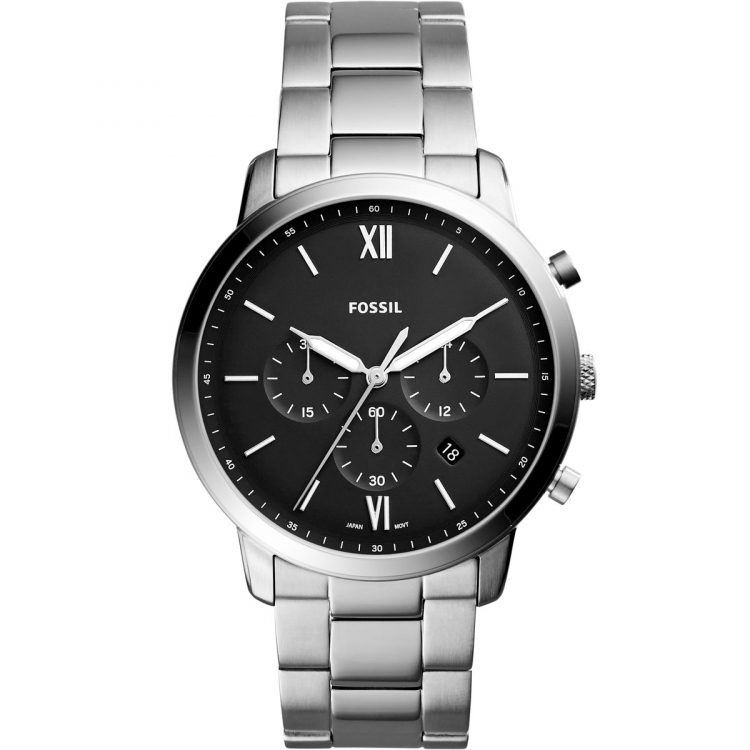 Fossil Herrenuhr Neutra Chronograph Edelstahl