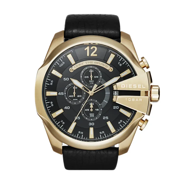 Diesel DZ4344 Mega Chief Gold Black