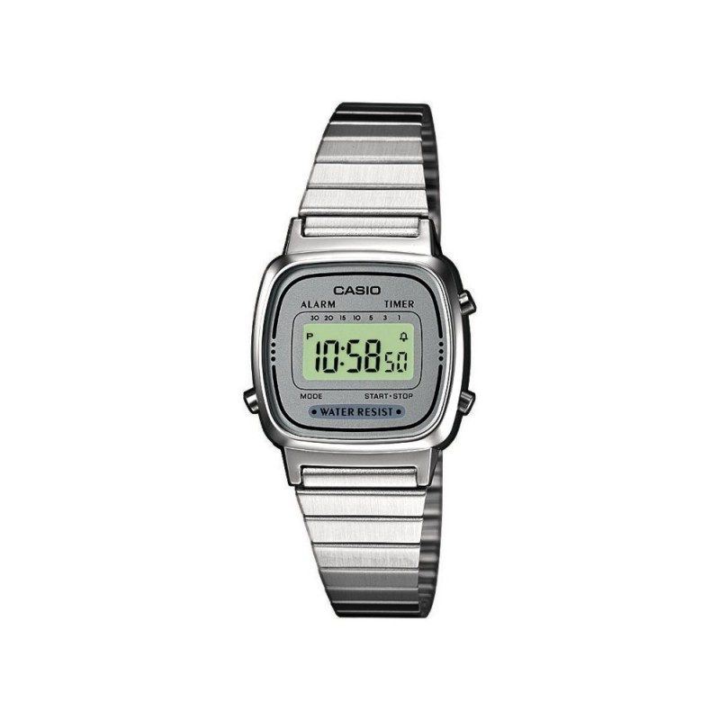 Casio Collection Retro Grau Silber La670Wea-7Ef
