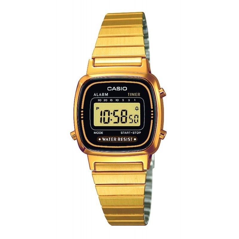 Casio Collection Retro Grau Gold La670Wega-1Ef
