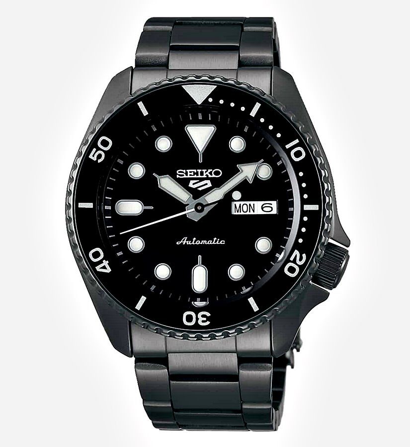 Seiko 5 Sports SRPD65K1 Automatic Titan Black Steelband