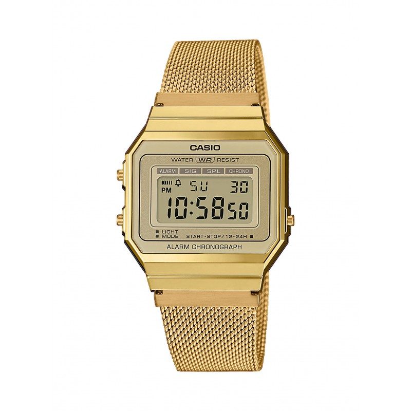 CASIO - Digitaluhr, Vintage ICONIC, 37mm, Gold