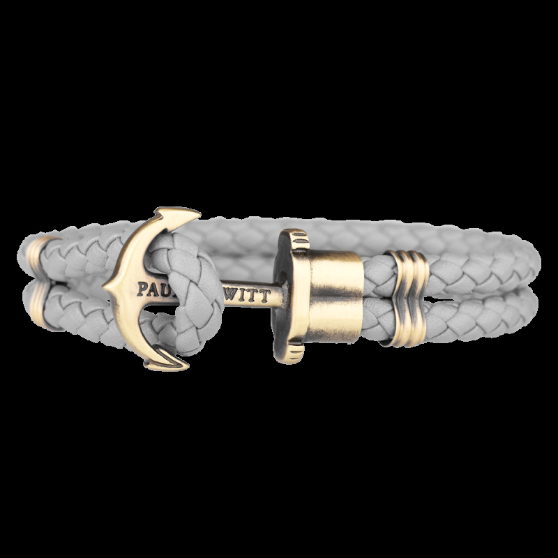 Paul Hewitt Anchor Bracelet Phrep Brass Grey PH-PH-L-M-Gr