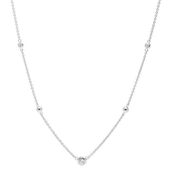 Fossil Jewels Fossil Damen Halskette Glitz Sterling Silver Necklace