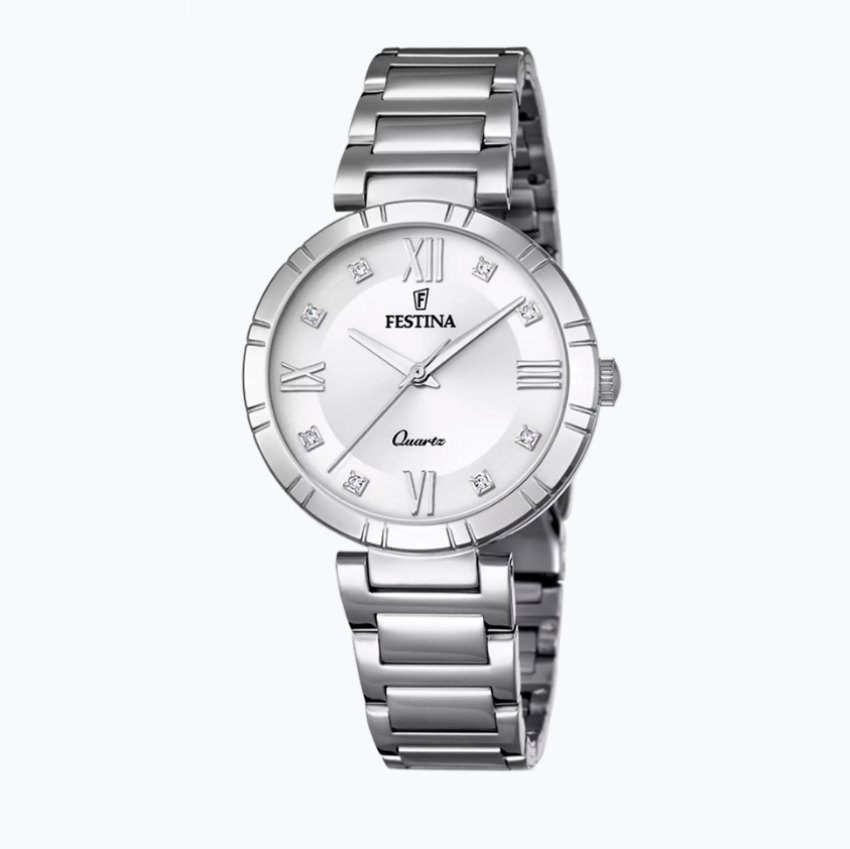 Festina - Analoguhr, Mademoiselle, 32mm, Silber