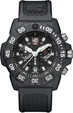 Luminox - Chronograph Uhr, Navy SEAL, 45mm, Black