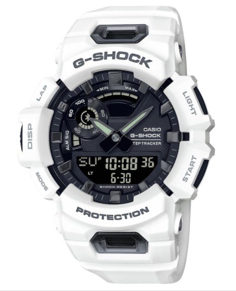 CASIO - Multifunktionsuhr, G-shock G-squad, 51mm, Weiss