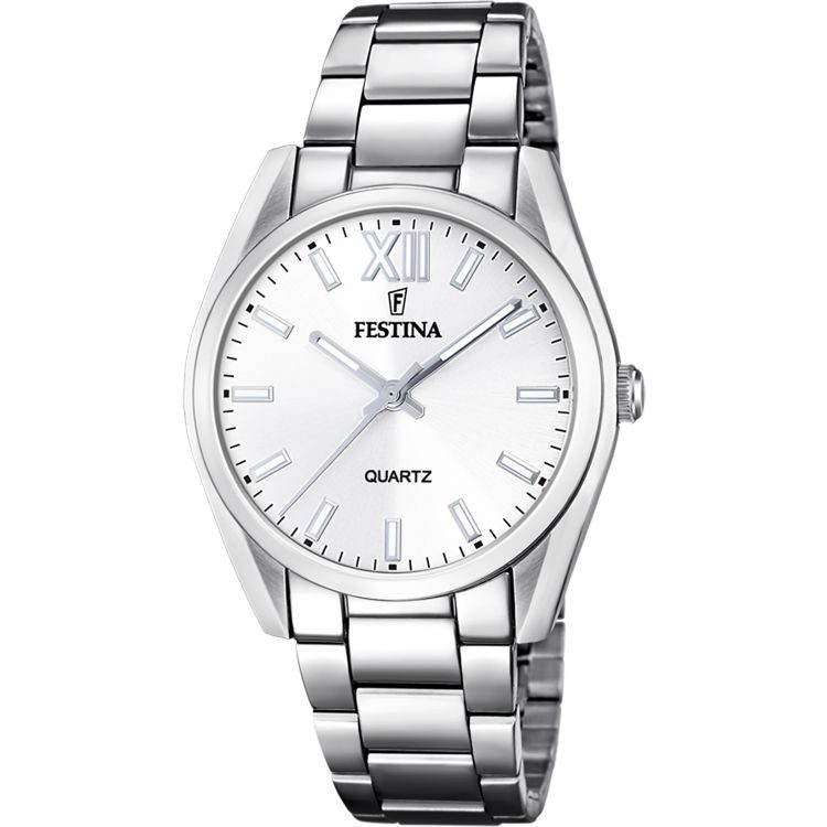 Festina - Analoguhr, Alegria, 36mm, Silber
