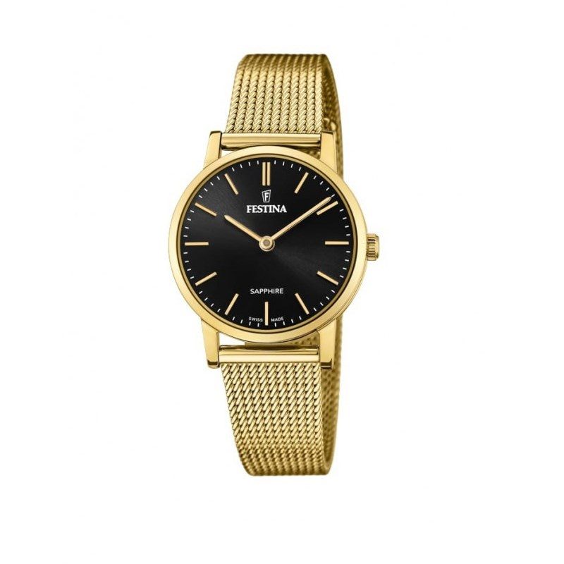 Festina Swiss Mode F20022/3 Schwarzgold Herrenuhr