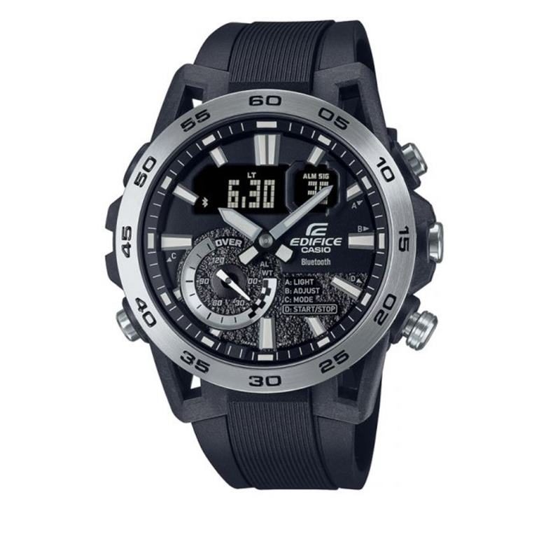 CASIO - Edifice ECB-40P-1AEF Automatic Connection LCD Chrono, One Size