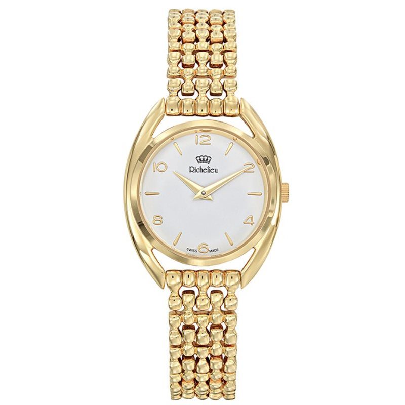 Richelieu - Analoguhr, Classic, 28mm, Gold