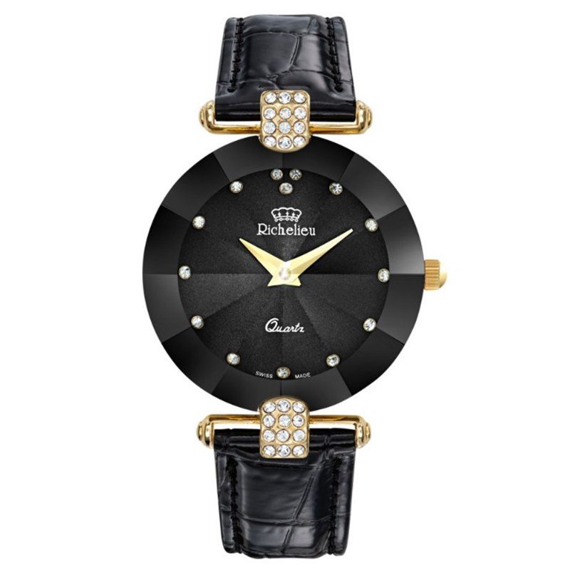 Richelieu - Analoguhr, Fantasy, 36mm, Black