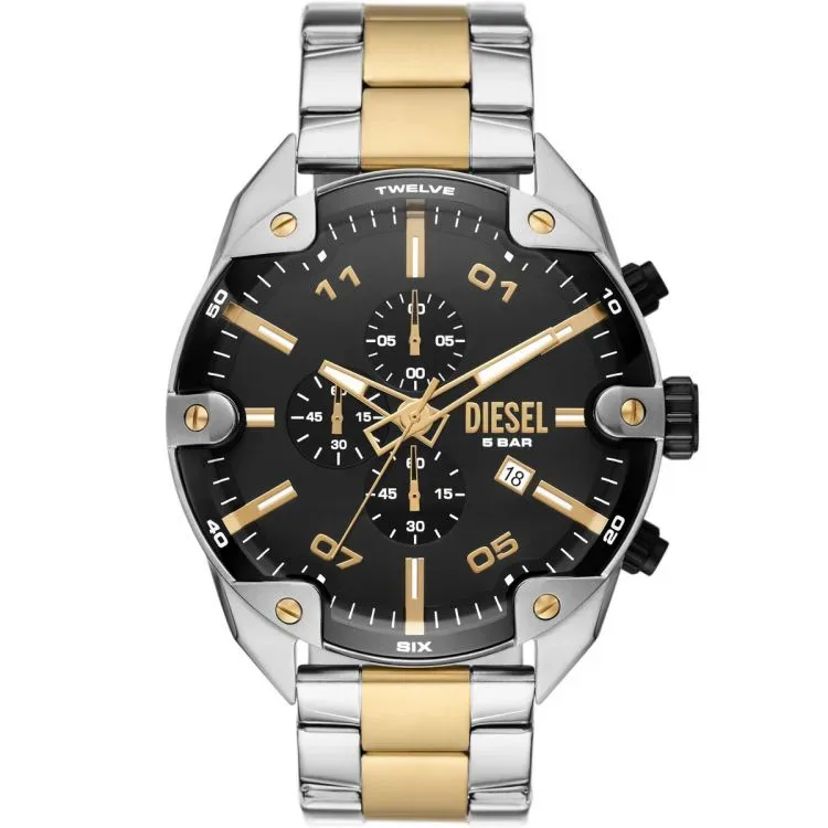 Diesel - Multifunktionsuhr, Spiked, 49mm, Zweifarbig