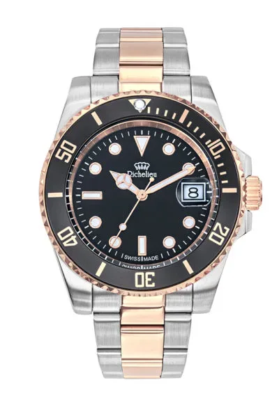 Richelieu - Analoguhr, Sport, 41mm, Zweifarbig