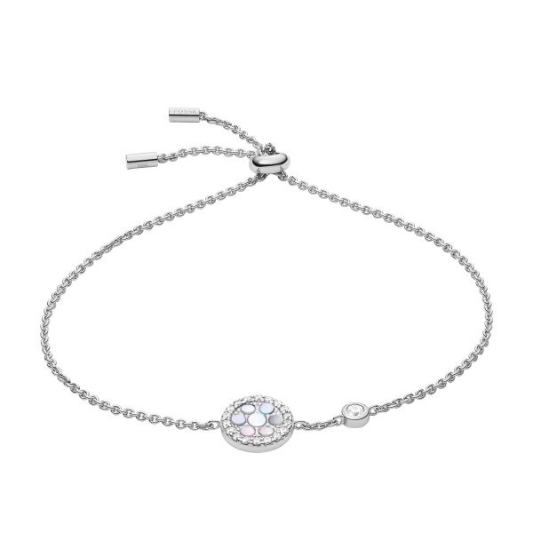 Fossil Jewels Fossil Damen Armband Sterlingsilber und Perlmutt
