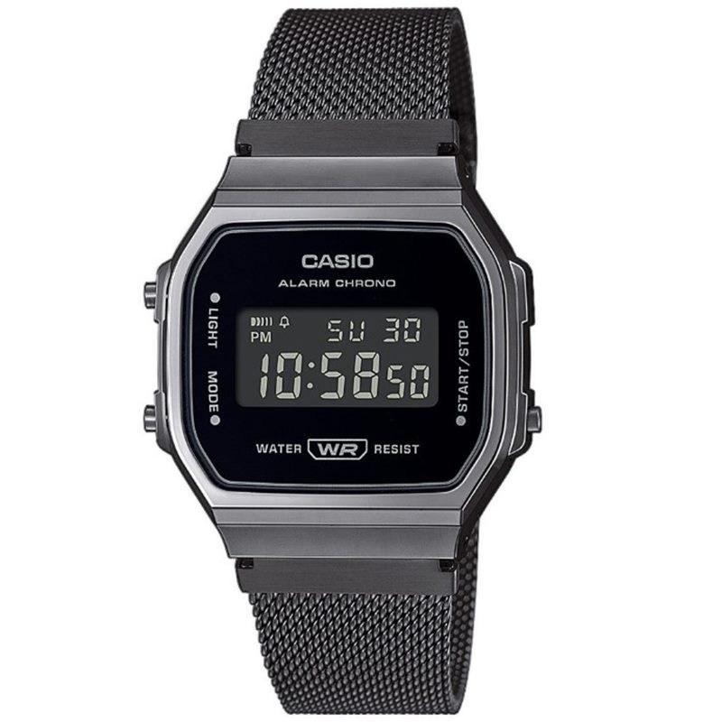 CASIO - Digitaluhr, Vintage Iconic, 38mm, Black