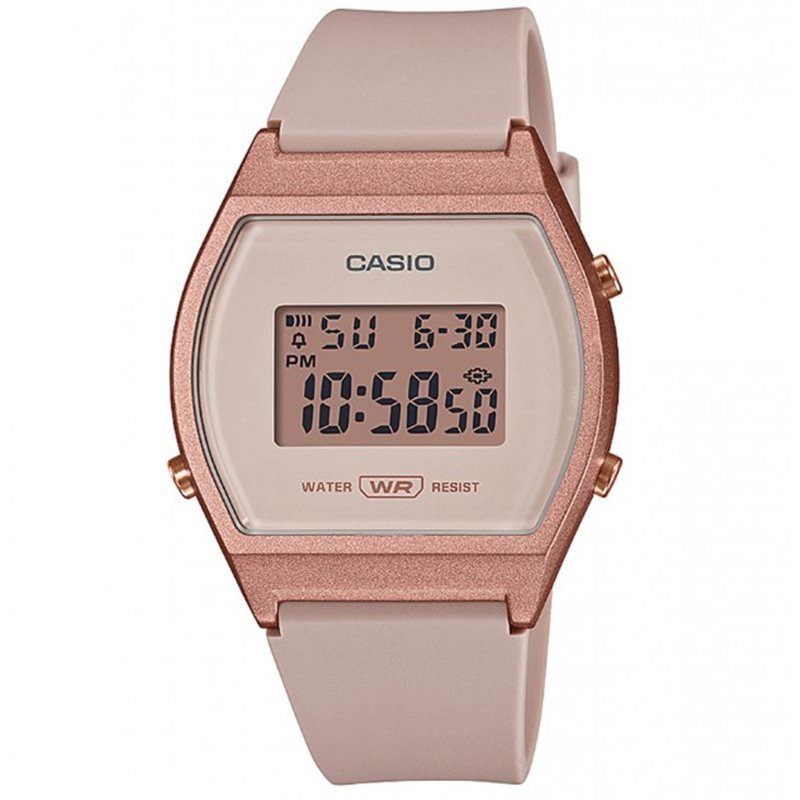 CASIO - Digitaluhr, Vintage Edgy, 38mm, Rosa