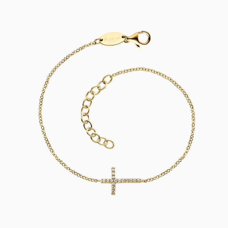 Engelsrufer - Armband, Kreuz, 17+3CM, Gold