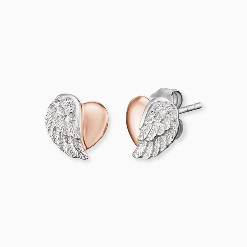 Engelsrufer ERE-LILHEARTWINGBI Heart Damen Ohrstecker