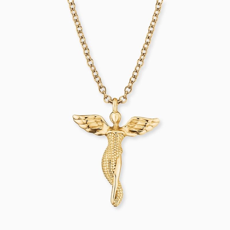 Engelsrufer - Halskette mit Anhänger, 44cm, Gold